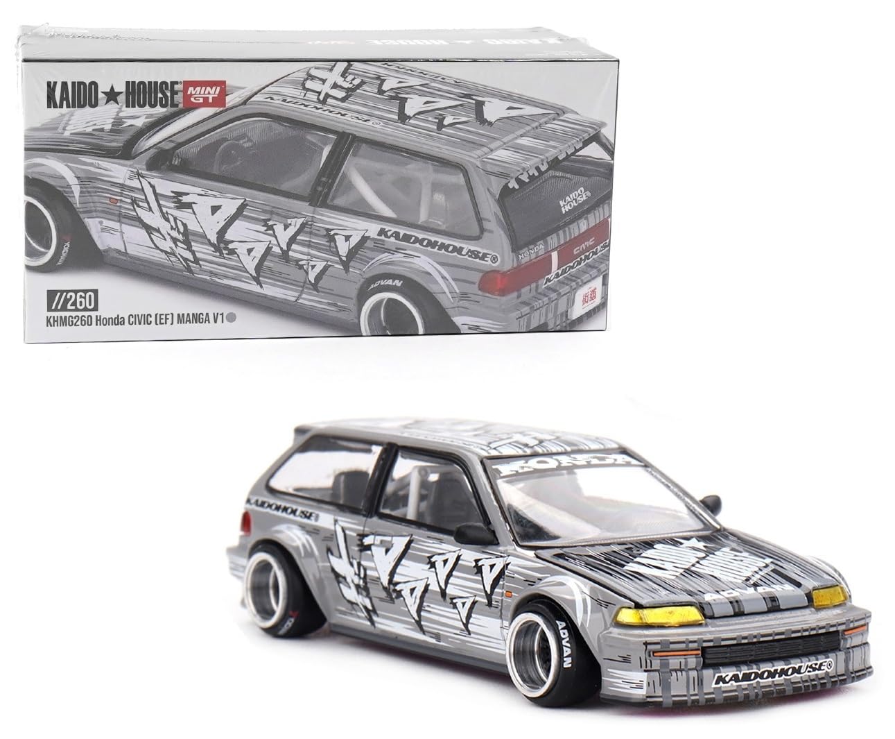Amazon.co.jp: ダイキャストモデルカー Kaido House x Mini GT 1:64